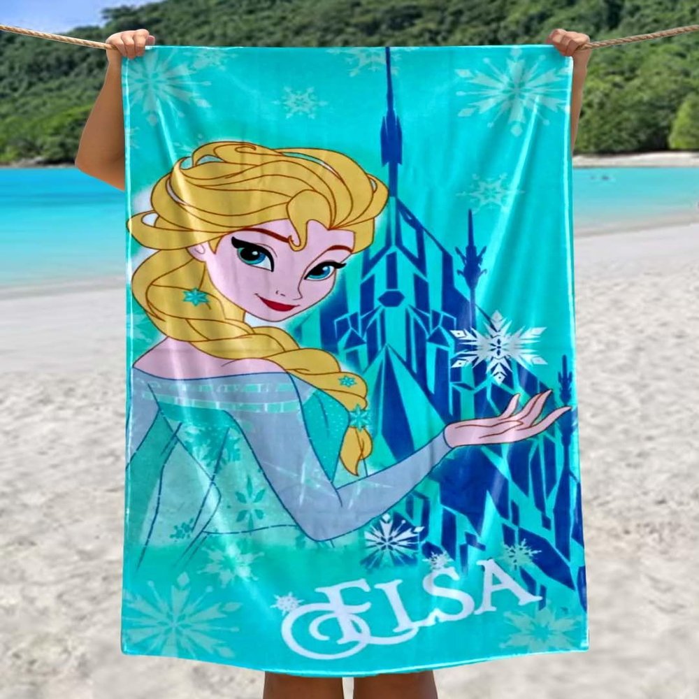 Athom Living 350GSM Fabric Bath Towel (Blue, 60x120cms)
