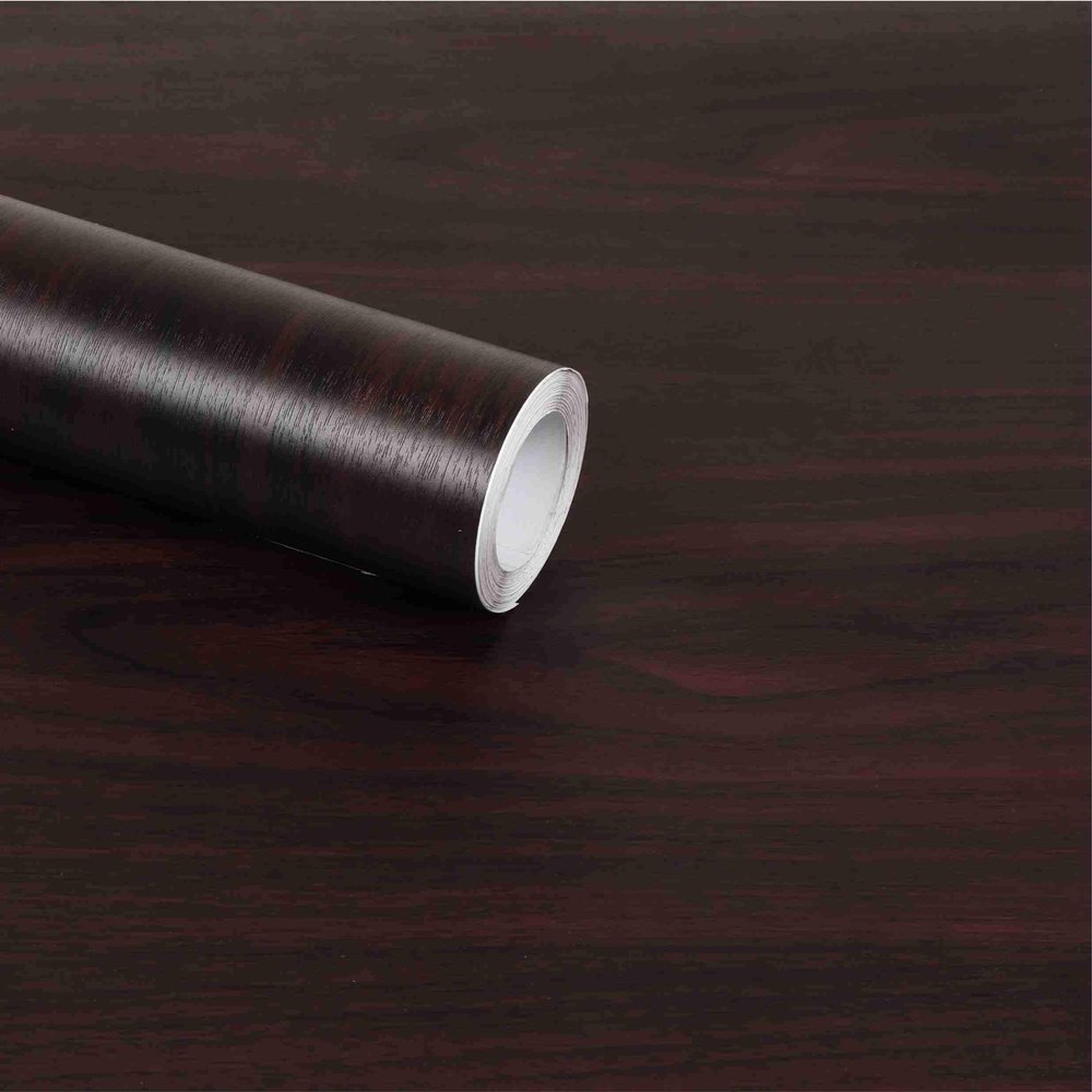 CVANU? Self Adhesive Wood Grain Wallpaper Waterproof Old Furniture Vinyl Stickers Wooden Door Wardrobe Desktop PVC Wall Papers Cv195 12''x150''inch