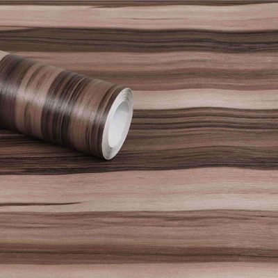CVANU? Self Adhesive Wood Grain Wallpaper Waterproof Old Furniture Vinyl Stickers Wooden Door Wardrobe Desktop PVC Wall Papers Cv164 12''x150''inch