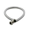 Viking SS304 Connection Pipe Braided 600mm(24)|15mm Thread size Inner |Stainless Steel304 and Steel Finish for Geysers & Pressure Pump|Braided Design for Enhanced Safety| view 1