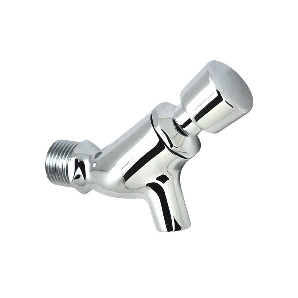 Viking Brass Self Closing Push Cock - 15mm Thread Size,Outer,Polished CP - Wall Mounted,Water Saving, Tap for Home or Outdoor