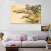 Tamatina Oriental Art Canvas Painting|Japanese Art Fishing on The Boat |Size-15X9 Inches.u152 view 3