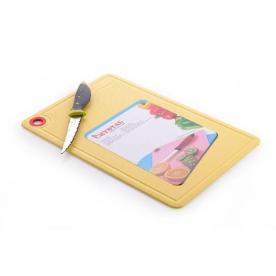Crystal Plastic Chopping Board, Multicolor