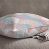 Encasa XO Cushion Covers - Printed Cotton Twill Fabric - 40x40 cm - 16"x16" - Blocks - Pack of 2 view 3