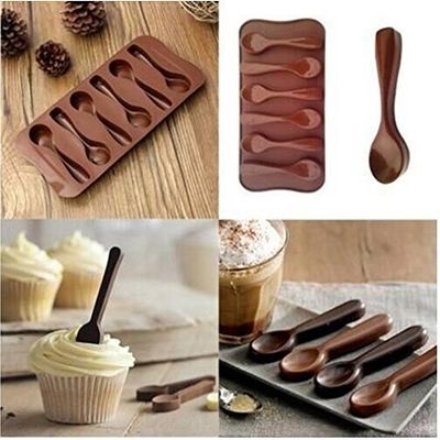 RKPM HOMES Silicone Spoon Shape Mould