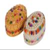 Jaipuri Craft Oval Handicraft Decorative Jewellery and Sindoor Box (Gold and White, 11 cm x 7.5 cm x 5 cm, Jcraft003) - Pack of 2 view 1
