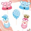 Wobbox Baby Shower Caremony Photo Booth Props, Baby Shower Props for Photoshoot, Baby Shower Decoration, Mom to Be Daddy to Be Decoration, Godh Bharai Ceremony Decorations Items-(FP74) view 2