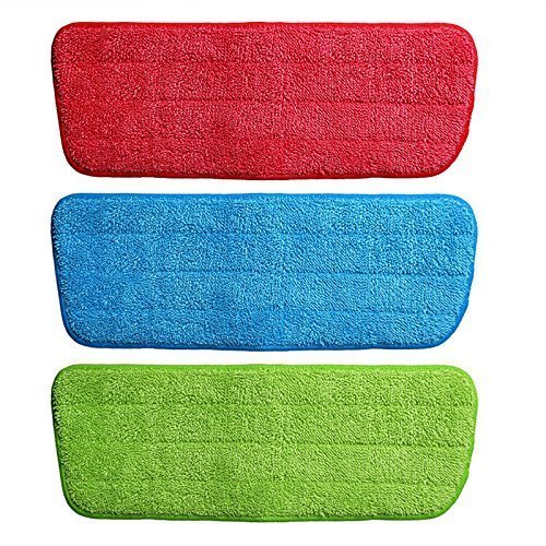 Glive's Reusable Microfiber Spray Mop Pad Dust Cleaning Mop Head Cloth Pads Spray Mop Pad (4)