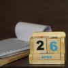 IVEI Wooden Perpetual Desk Calendar - Wooden Perpetual Calendar Set for Desk Decor, Study Room, Office, School, Home - Sustainable Calendar, New Year/Xmas gift view 4
