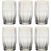 AFAST Clear Elegance: Timeless Glass Designs for Every Occasion, 400 ml, Capacity, Pack of 6, Size: 14.5 X 7 X 7 CM view 1