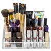 Flipco Compartment Cosmetic Makeup Jewellery Lipstick Storage Organiser Box, Transparent (16 Compartment) view 4