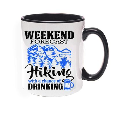 Khakee Printed Designer Weekend Forecast Theme for Ceramic Coffee Mug (325 ml)