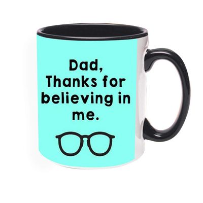 Khakee Printed Designer Dad Theme for Ceramic Coffee Mug (325 ml)