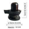 Salvus APP SOLUTIONS Marble Dust Shivling with Nandi Idol for Puja, Handmade Shiva Ling Set for Home Temple, Office Decor & Spiritual Gift (Black, 5x5 cm) view 3