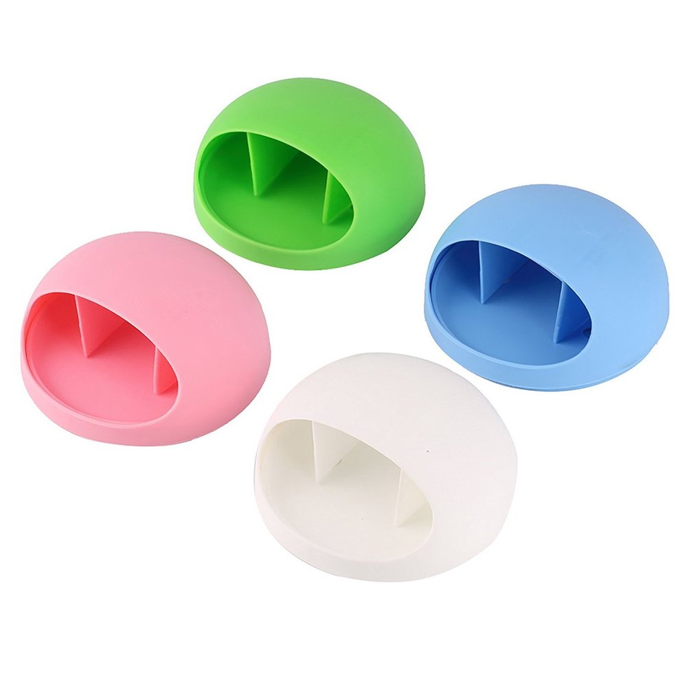 MagnusDea l Suction Holder- Oval Shape.New Cute Eggs Design Toothbrush Sucker Holder Suction Hooks Cup Organizer Toothbrush Rack Bathroom Kitchen Storage Size : 12 x 12 x 5 cm (1 Pcs) (Red)
