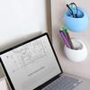 MagnusDea l Suction Holder- Oval Shape.New Cute Eggs Design Toothbrush Sucker Holder Suction Hooks Cup Organizer Toothbrush Rack Bathroom Kitchen Storage Size : 12 x 12 x 5 cm (1 Pcs) (Red) view 3