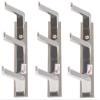 PROMIXO Stainless Steel 3 Pin (Pack of 3) Cloth Hanger for Wall, Hooks for Wall Heavy Duty, Wall hangings, Kitchen Accessories Items, Wall Hanger for Clothes, Clothes Hanging, Shirt Hanging. view 1