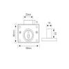 Spider Regular Multipurpose Lock, S/A Zinc Body, 2 Moulded Keys (RMP) (Pack of 3 Pcs.) view 2
