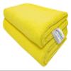 SOFTSPUN Microfiber Cloth (2pcs - 40x60cms -340GSM) Yellow, Super Soft Absorbent Cleaning Towels Cleans & Polishes Everything in Your Home. view 1
