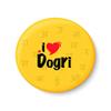 PEACOCKRIDE I Love Dogri Fridge Magnet (Metal, Multicolour, 75mm) view 1