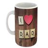 Mugs4You My Father is Best Dad Ceramic Coffee Mug Multicolour 330 ml 1 Pieces view 1