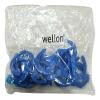 Wellon Blue Lock Clips For RO Push Fit Type Connectors - 3/8 inch (Pack of 30) view 2