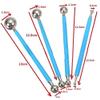 RKPM HOMES Fondant Tools Metal Ball Fondant Cake Decorating Sugarcraft Gumpaste Flower Modelling Mold 4pcs view 4