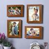 Art Street - Set of 4 Brown wall photo frame (Mix Size) 5X7,4x6 Inchs view 1