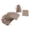PRANSUNITA Jute Bags Gift Bags Pack of 10, Size 15 x 20 cm,Burlap Natural Jute, For Weddings,Functions, Parties, Baby Showers, Birthdays, Festivals or Any Occasion view 1