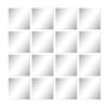 Wall decor ideas 3D Mirror Reflective Acrylic Stickers for Bathroom Interiors - 16 Pieces view 3
