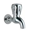 Lalaji Brass Connental Series Bib Cock 15mm (Chrome Plated) Pack of 2 view 1