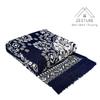 Braids Velvet Touch Chennile Multipurpose Carpet, Rug,dhurries (Navy Blue, 4.5 x 7) view 4