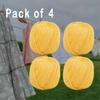 AZUKA Nylon Twine Rope Balls 2mm x 100 Yards - Pack of 4 (Golden Yellow) | Durable Utility Rope for Indoor & Outdoor Use | Ideal for Clothesline, Packing, Crafting, and More view 2