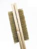 SWISSO 3-Row Soft Brass Bristle Wire Brush with Wooden Handle  9.5 Inch Heavy-Duty Cleaning Brush (Pack of 20) view 3