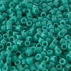 Miyuki Delica Bead 11/0, DB729 Opaque Turquoise Green 7.2 Gram, Imported Japanese Beads for Jewellery Making, Beading, Embroidery, Art and Craft view 1