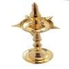 El Royale Decor Regional Brass Kerala Kuthu Vilakku Fancy Diya Stand Lamp (310 gm, 10 Inches, Golden) view 2