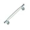 Brass Metro Door Handle 8" 19mm view 1