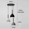 Lyse Decor Aluminum Hanging Light, Hanging Lamps for Bedroom, Restaurants, Cafe and Living Room view 3