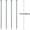 VARDHMAN 1000 pcs Steel Head Pins Nickel Plated for Dressmaking, Pag pin, Office Paper Pins, Florist Art & Craft, Jewelry Making  26 mm Silver view 4