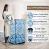 Stylista Washing Machine Cover Compatible for LG 6 kg FH0H3NDNL02 Front Load Printed Pattern view 4