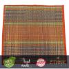 Montelal Store Handmade Korai Pai Kusha Grass Pooja Aasan Sitting Floor Mats Orange -Set of 2 Pcs view 3