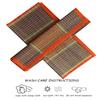 Montelal Store Handmade Korai Pai Kusha Grass Pooja Aasan Sitting Floor Mats Orange -Set of 2 Pcs view 4