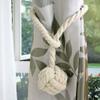Modern Homes Cotton Curtain Tiebacks, Standard, Off-White, Pack of 2 view 1