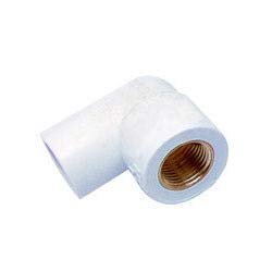Supreme UPVC Fittings Fem Th Elbow (Metal) 3/4" White (Set of 5)