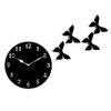 Sehaz Artworks Wall Watch for Home | Wooden Wall Clock for Living Room Stylish Latest | Analog Clocks for Home | Designer Wooden Butterflies Clocks 10 Inch Brown view 1