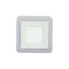 DMT 6 Watt (3+3) Square Double LED Surface Panel Side 3D Effect Light (White & Blue, 10.5 X 10.5 cm ). view 2