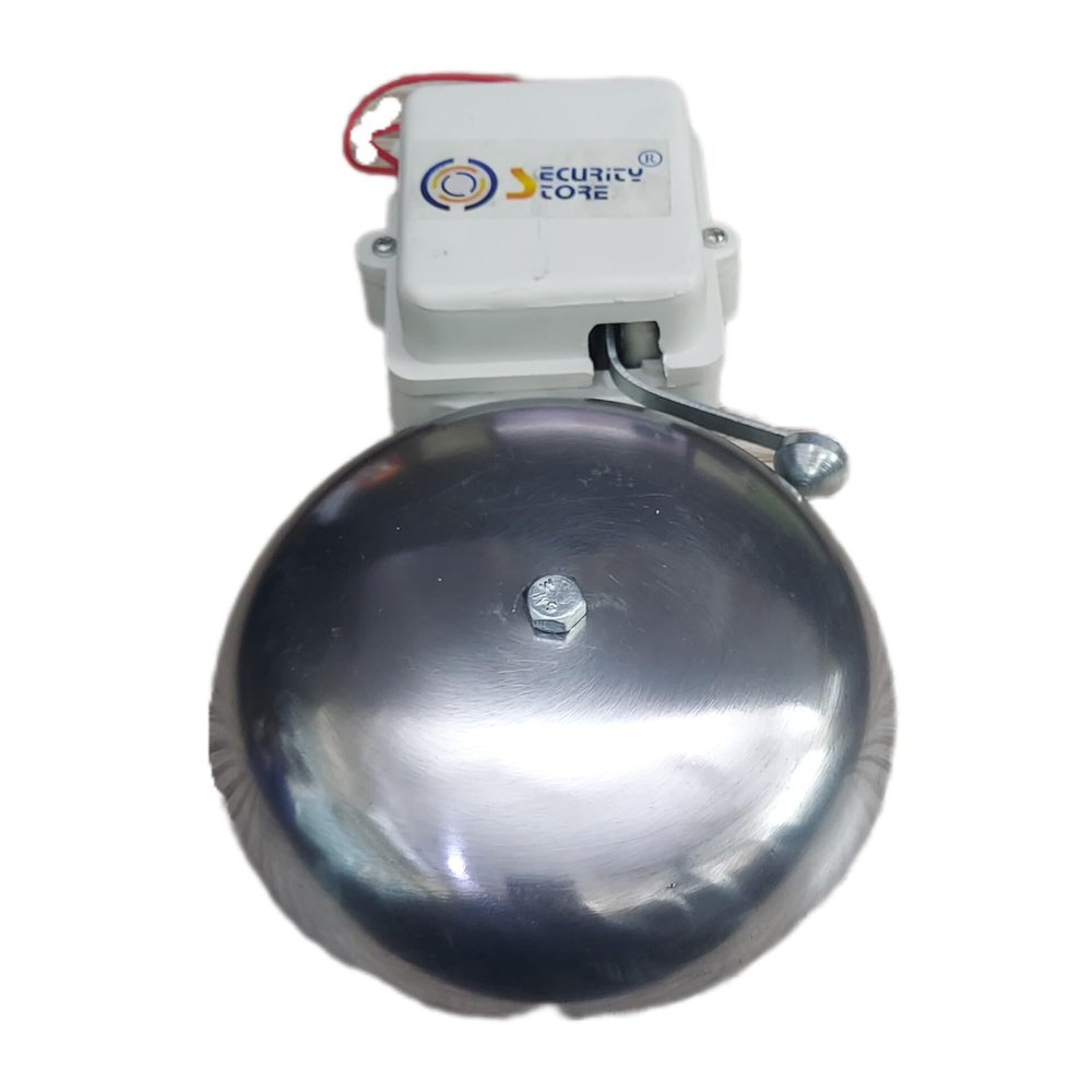 Security Store Electronic 6 Inch Gong Bell For Schools, Factories & Industrial Area
