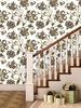 PRINTELLIGENT Vinyl Self-Adhesive Floral Print Wallpaper, 16 x 90 Inch view 1