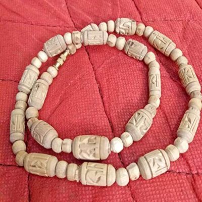 Radhika Poojan Bhandar Original Tulsi Kanthi With Radha Naam Beads (20 Inches)