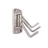 PROMIXO Premium Stainless Steel 3 Pin (Pack of 4) Cloth Hanger Wall Mounted Bathroom Cloth Hanger,Coth Wall Hook,Door Hooks Rail for Hanging Keys,Clothes,Towel. view 2